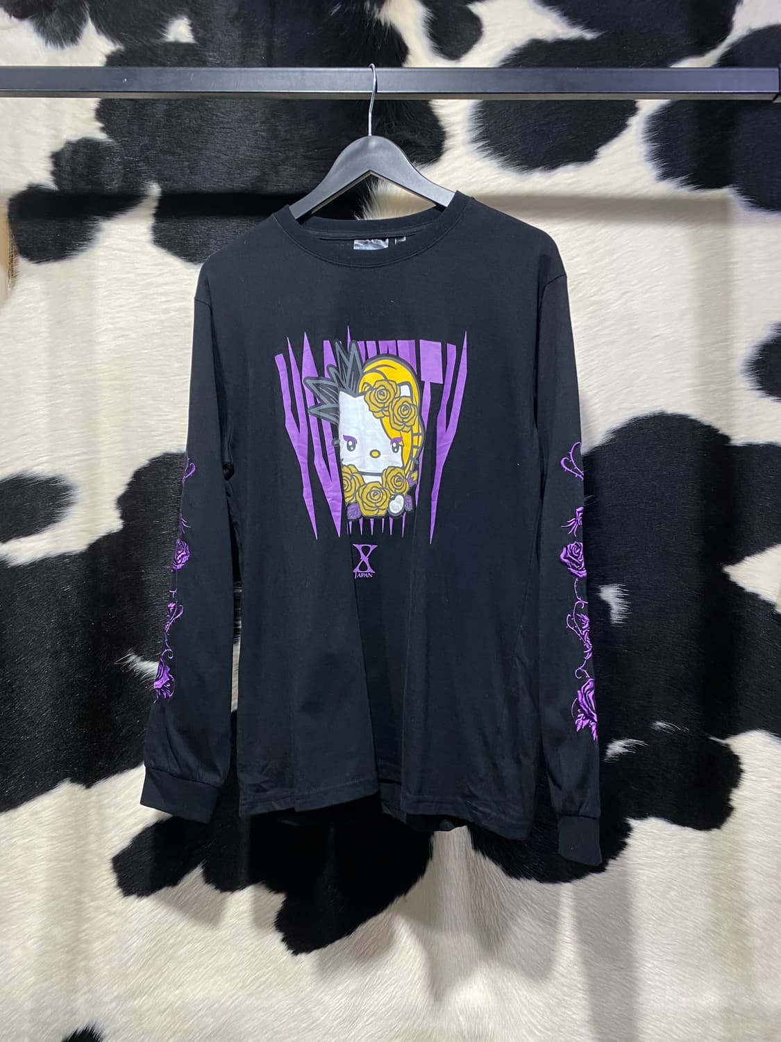 Yoshikitty 퍼플 장미자수 롱슬리브 상품이미지2