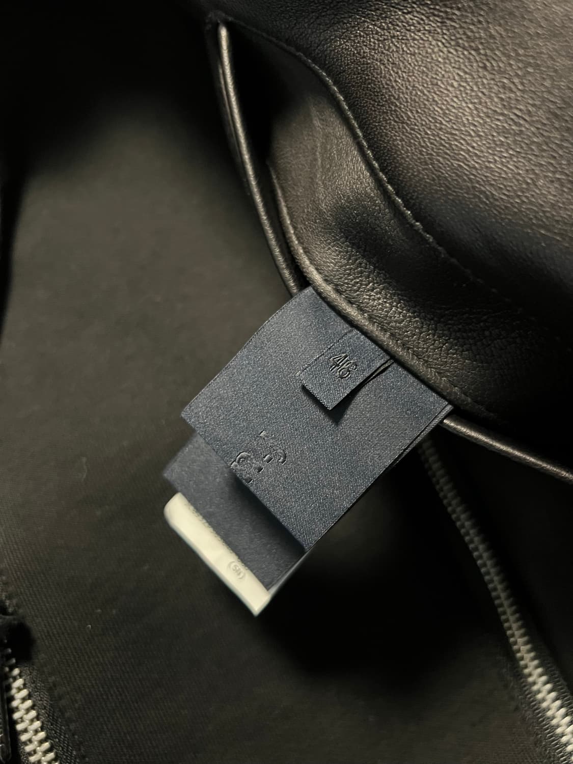 준지 20FW 후드 레이어드 라이더 가죽 자켓 46 상품이미지4