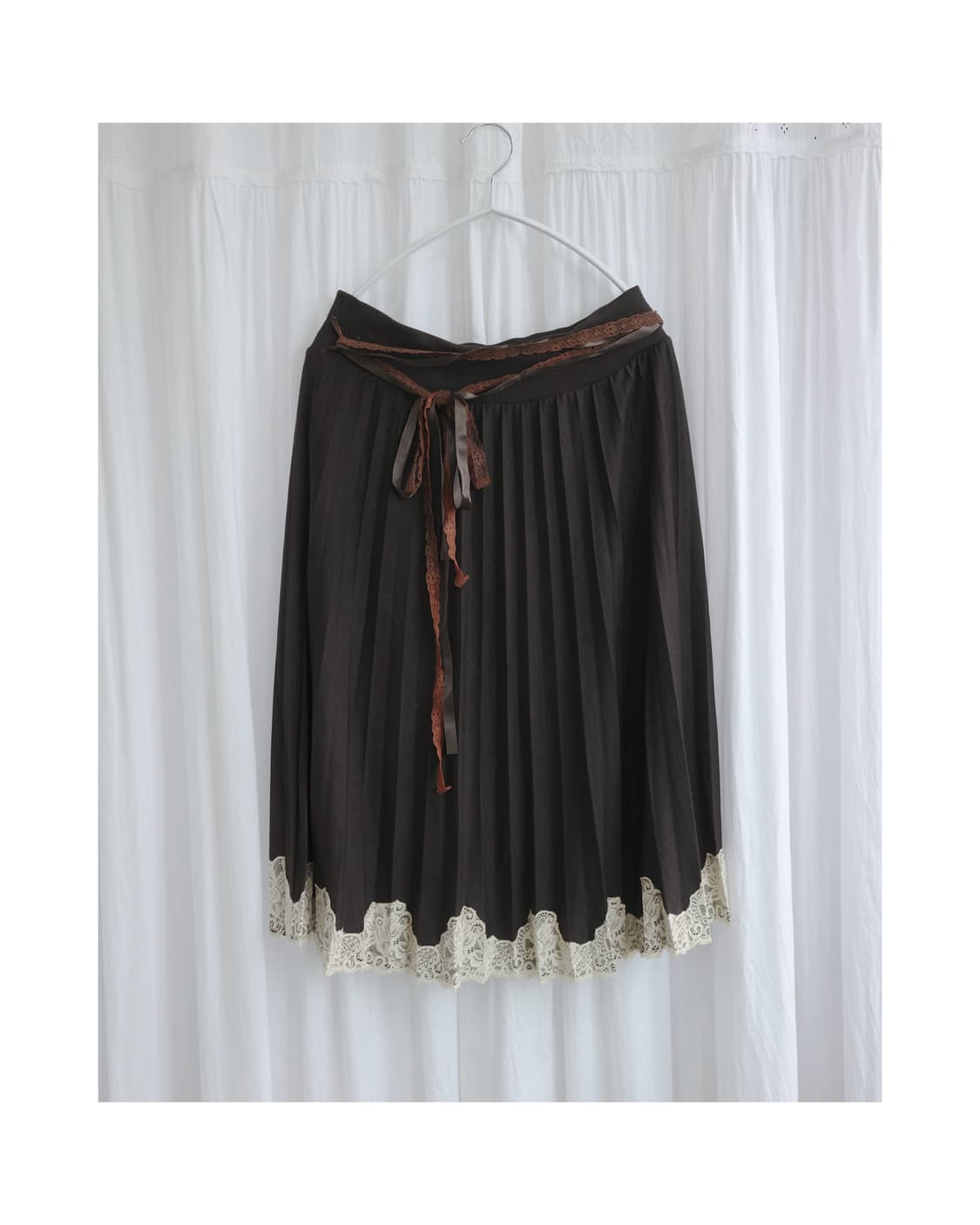 Clef de sol lace skirt 상품이미지1