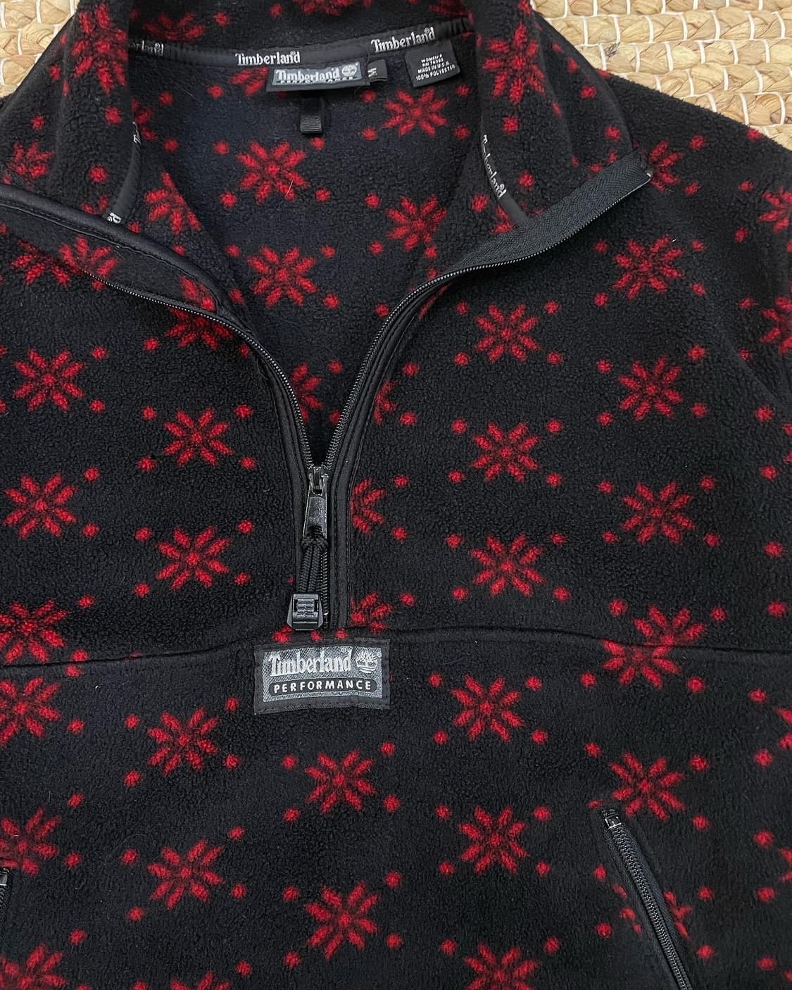 S) 90s미제 팀버랜드 하프집업 폴라텍 플리스 자켓 상품이미지3