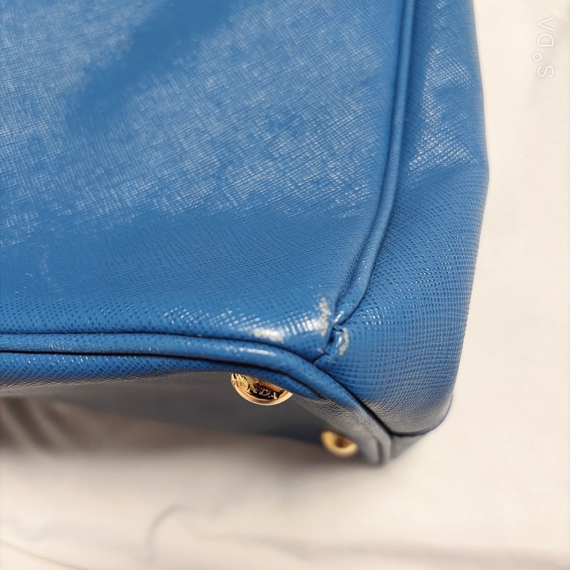 프라다 사피아노 블루 토트백 상품이미지5