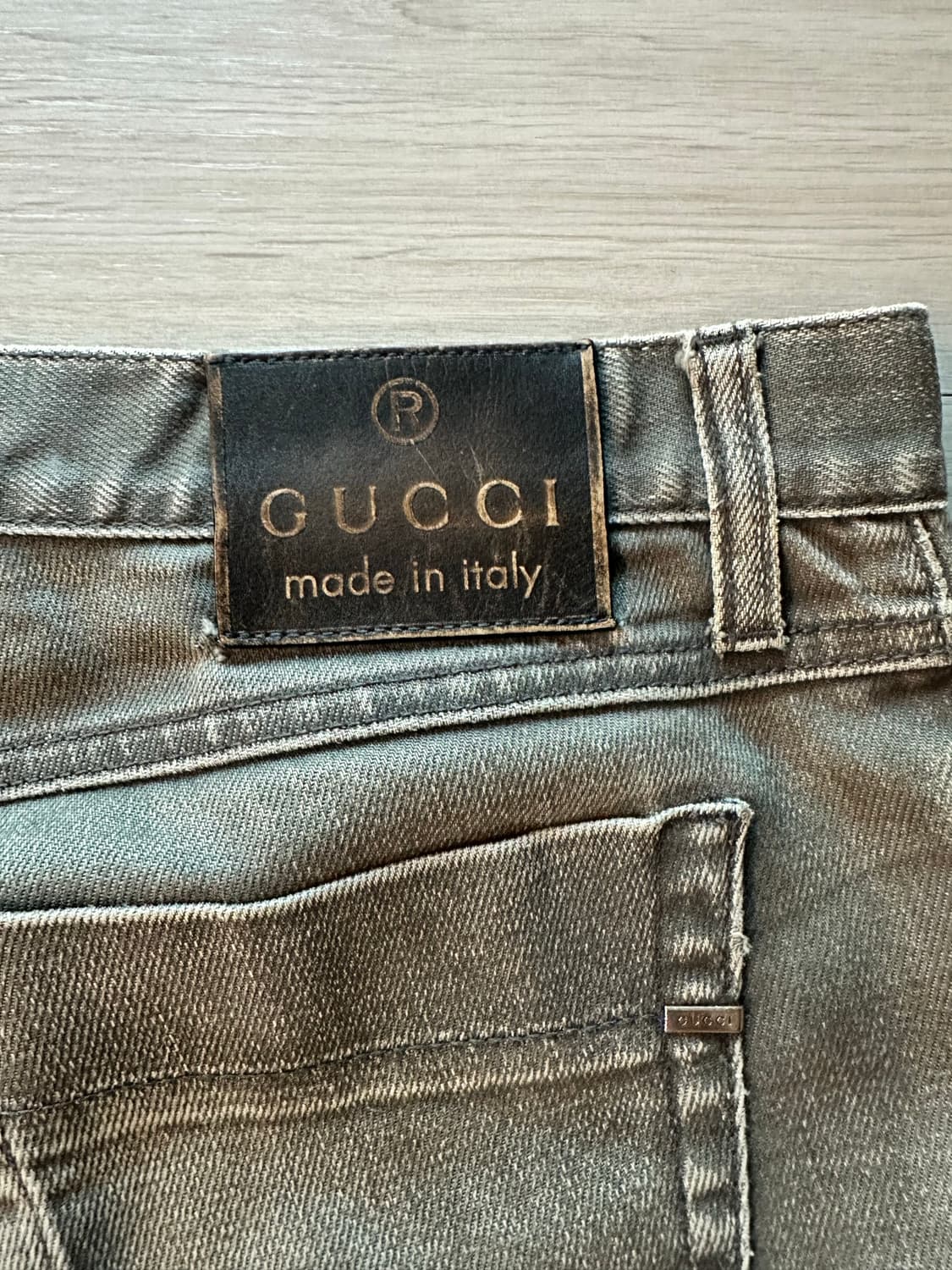 Gucci vintage distressed denim 상품이미지5