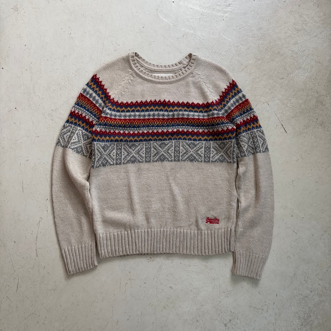 Superdry 빈티지 스웨터 니트 L 상품이미지1