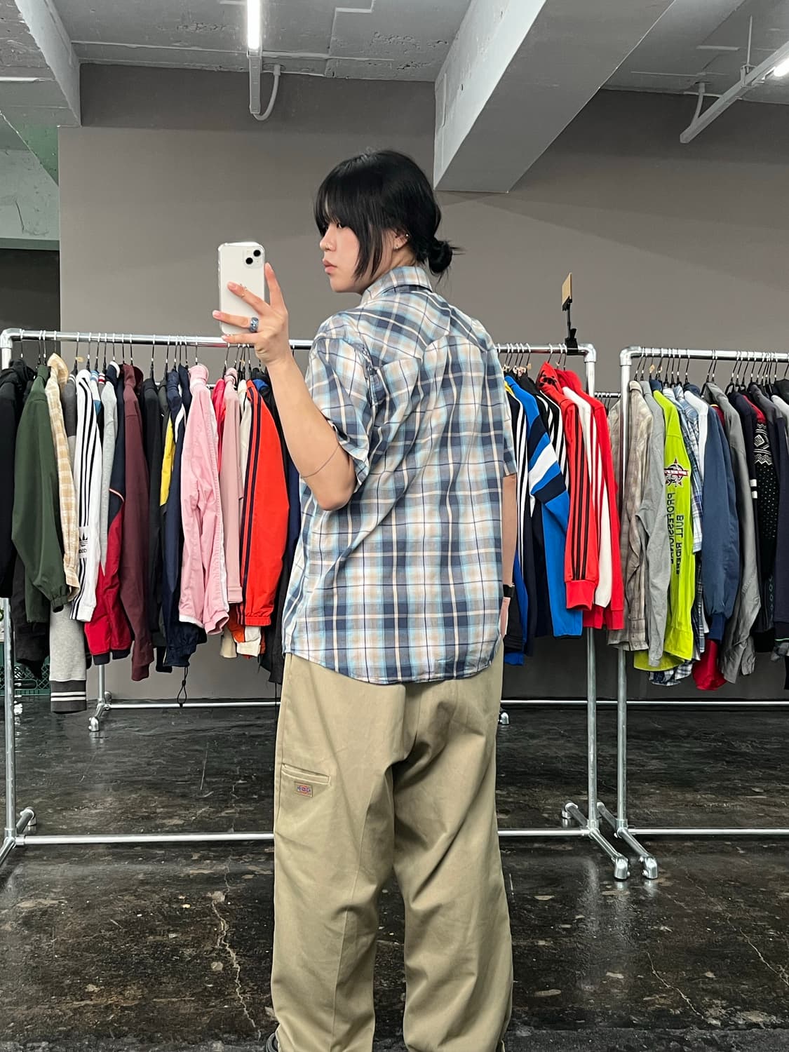 랭글러 웨스턴 체크 셔츠  상품이미지4