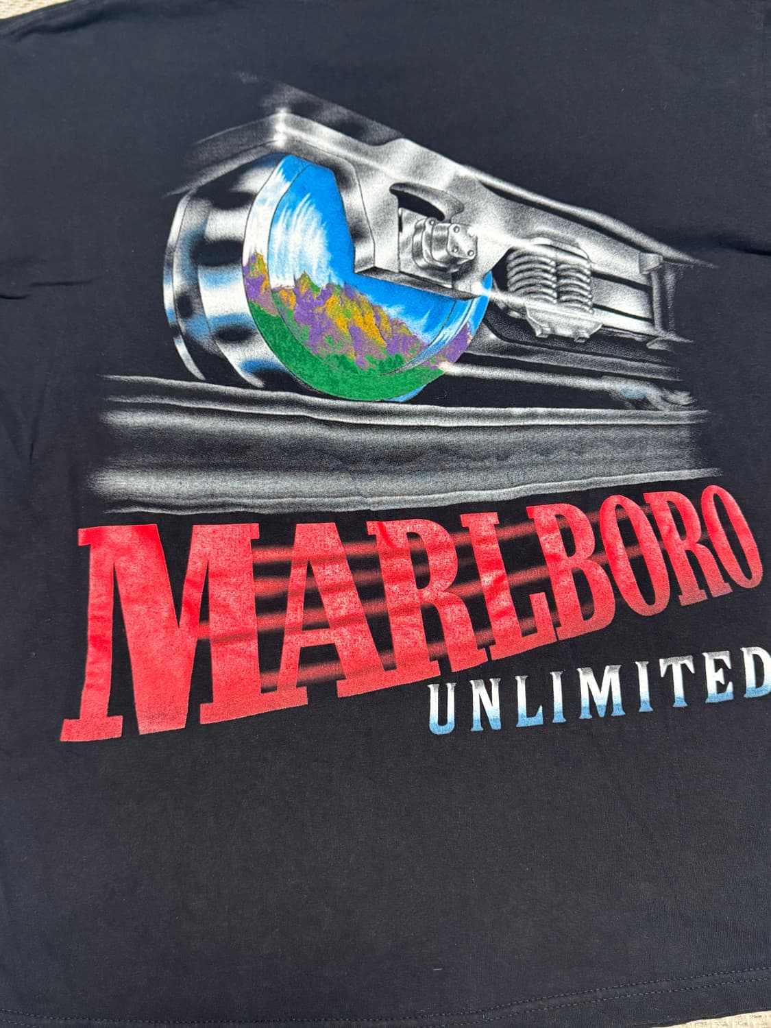 (XL)90s 빈티지 말보로 언리미티드 반팔 티셔츠 상품이미지2
