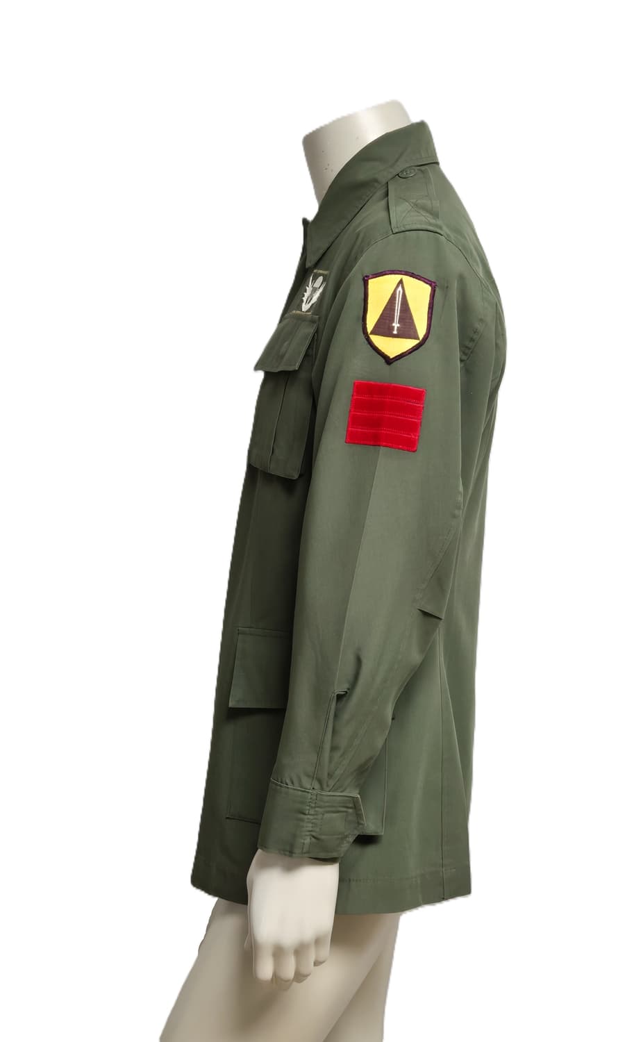 육군 구형 수방사 병장 민무늬 엘리트복 야전상의 전투복 상의 자켓 (M) 상품이미지2