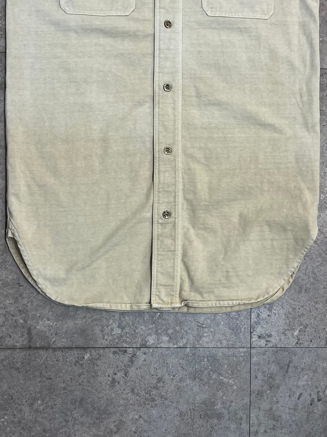 폴로 랄프로렌 코튼 포켓 셔츠 베이지 M #csz2259 상품이미지5