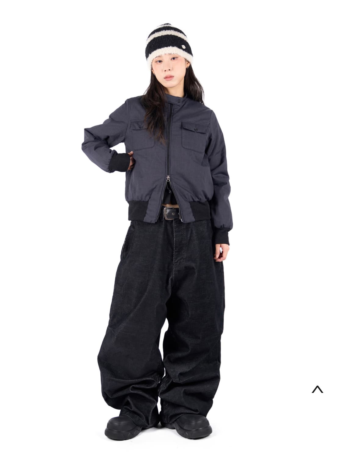 릿킴 reetkeem POCKET STRIPE JUMPER 자켓 상품이미지2