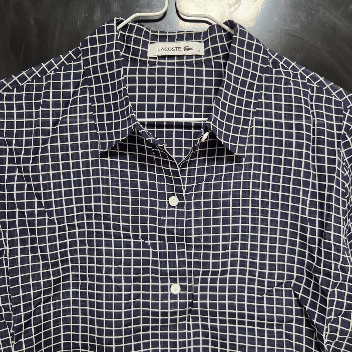 Lacoste 체크 셔츠 M-L 상품이미지2