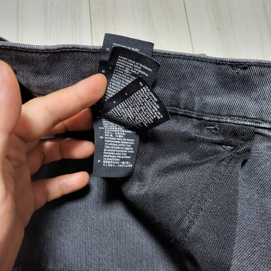 (34) cos 코스 청바지 블랙 데님팬츠 흑청바지 상품이미지8