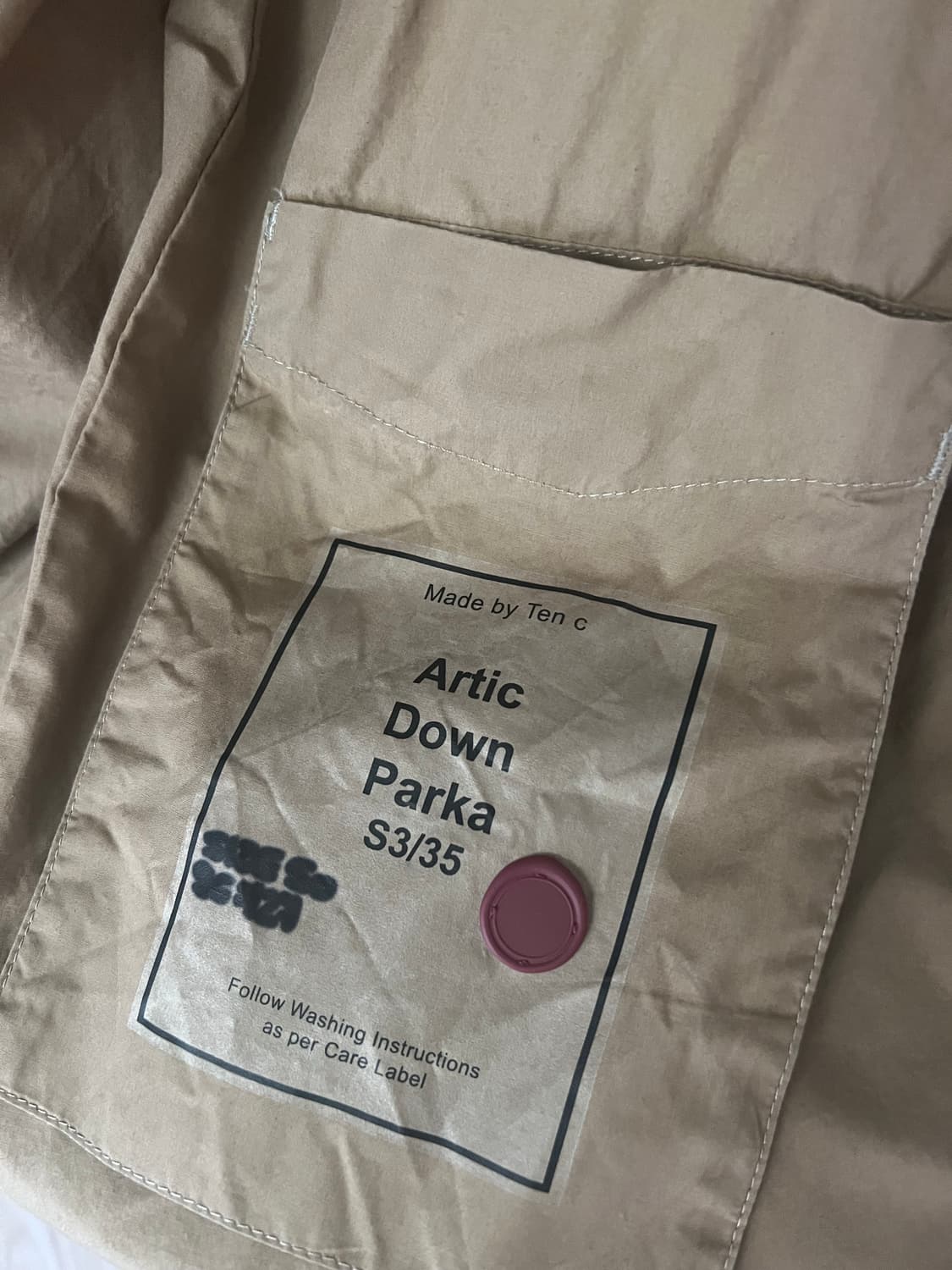 텐씨 아틱 패딩 새상품 상품이미지4