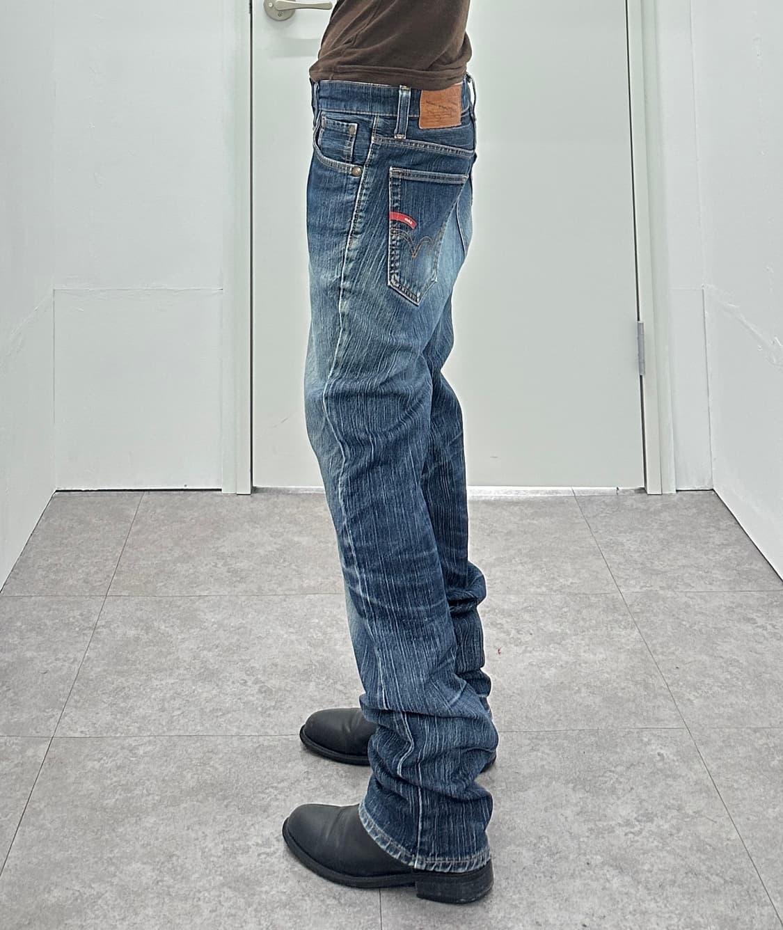 EDWIN fade lines denim jeans 상품이미지3