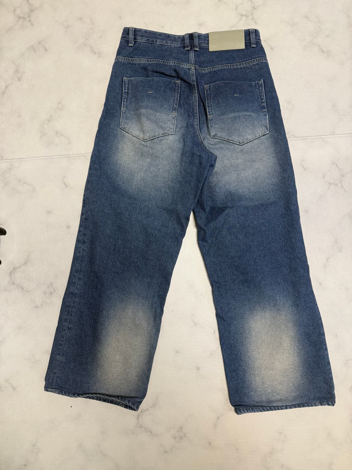 세터 브루클린 뉴트로 와이드 워시드 데님 팬츠 상품이미지3