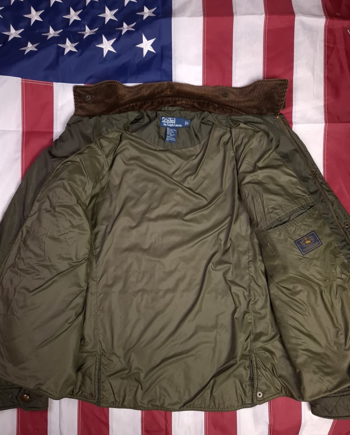 새제품급 오리지날 랄프로렌폴로 퀼팅 자켓 상품이미지10