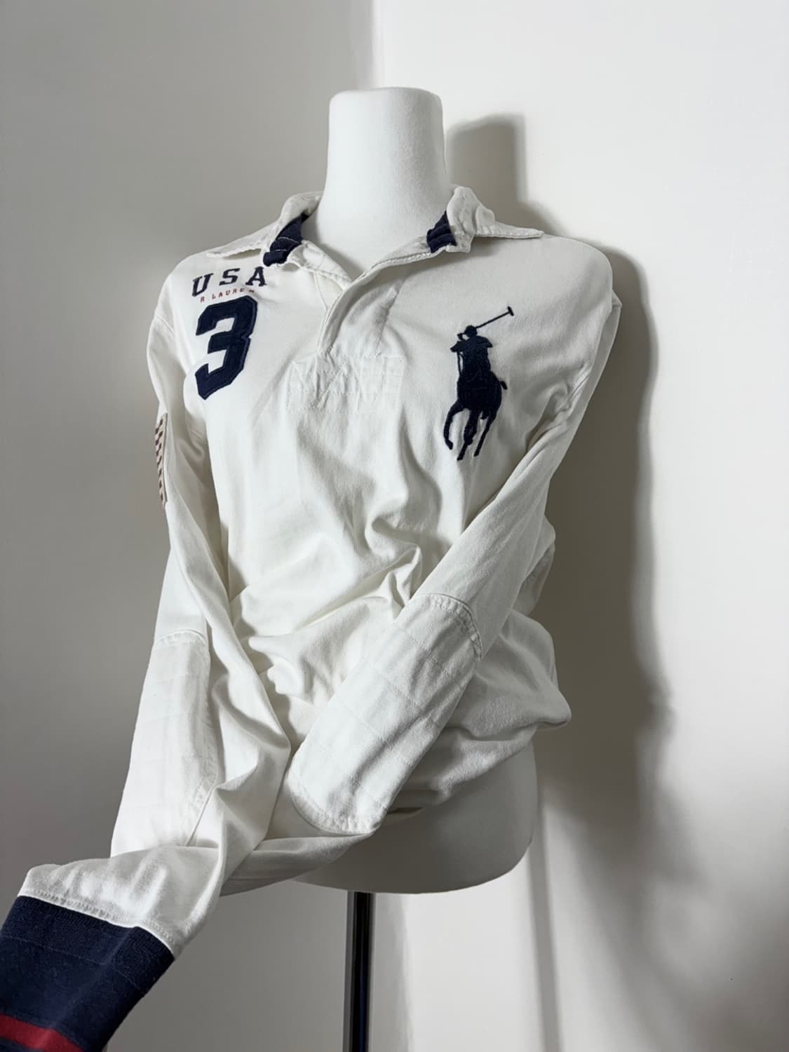 폴로 대장 성조기 카라 롱슬리브 상품이미지1