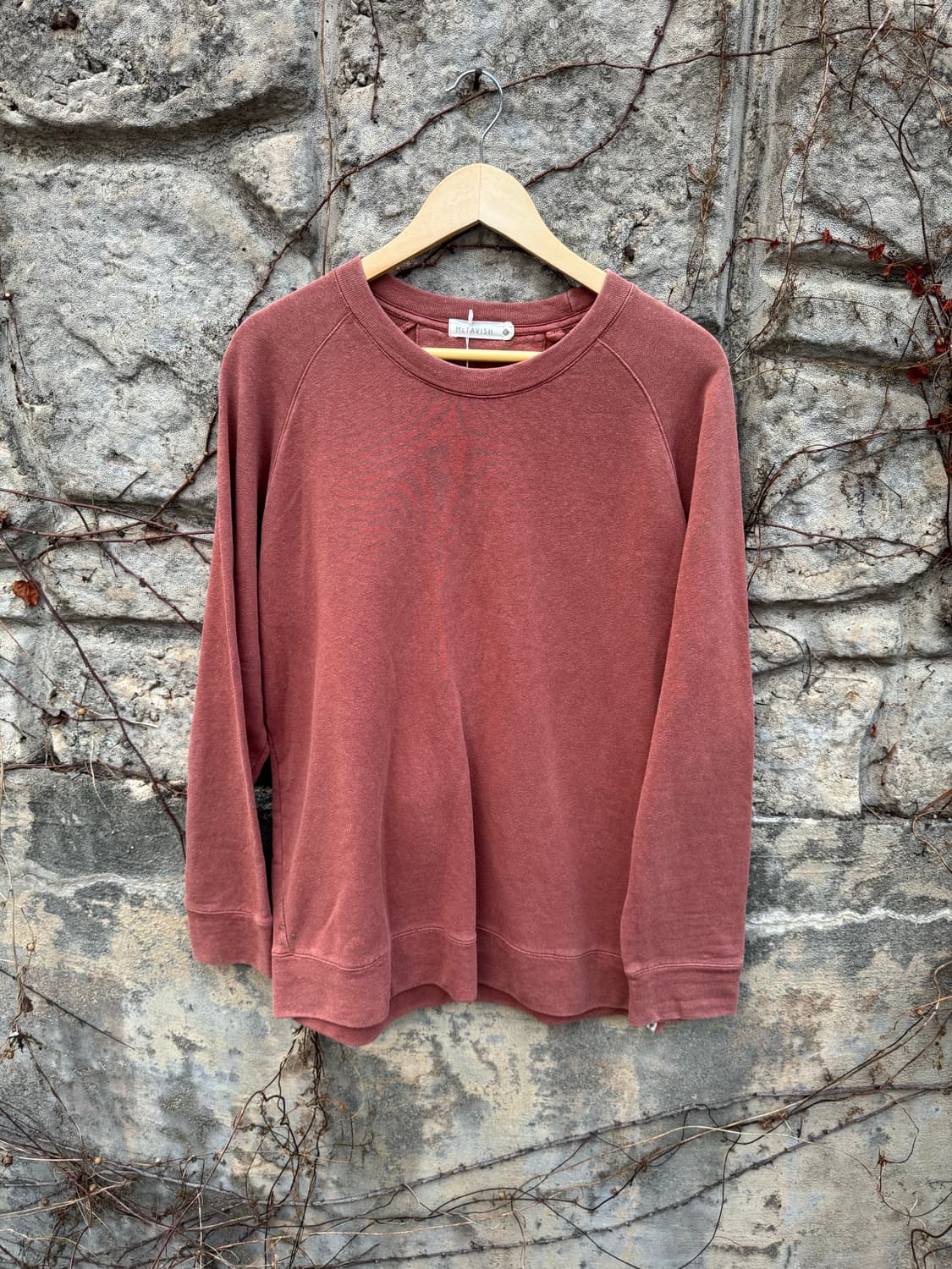 맥타비쉬 서프브랜드 플레인 빈티지 페이딩 스웻 셔츠 맨투맨 L 상품이미지1