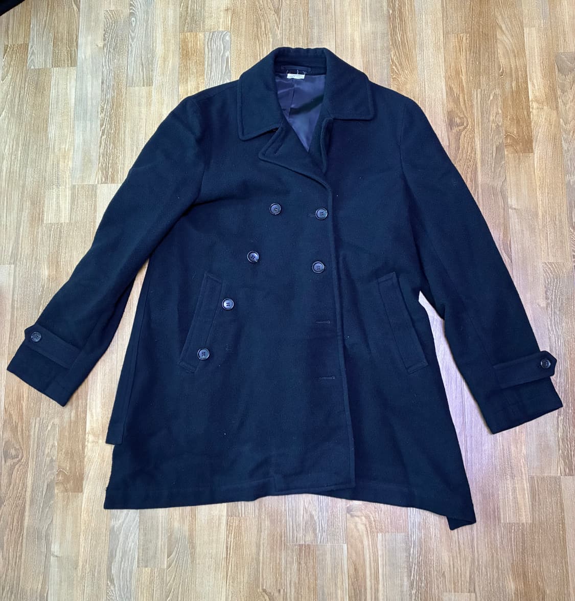 꼼데가르송 사선 코트 상품이미지1