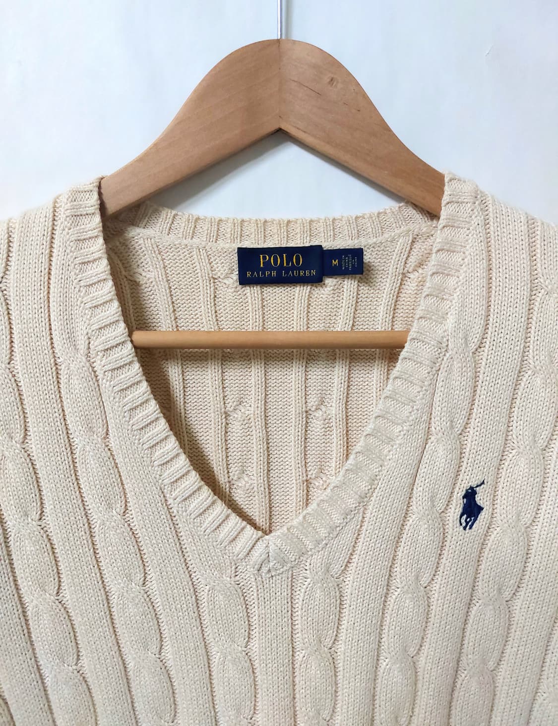 폴로 랄프로렌 면 니트 M 상품이미지1