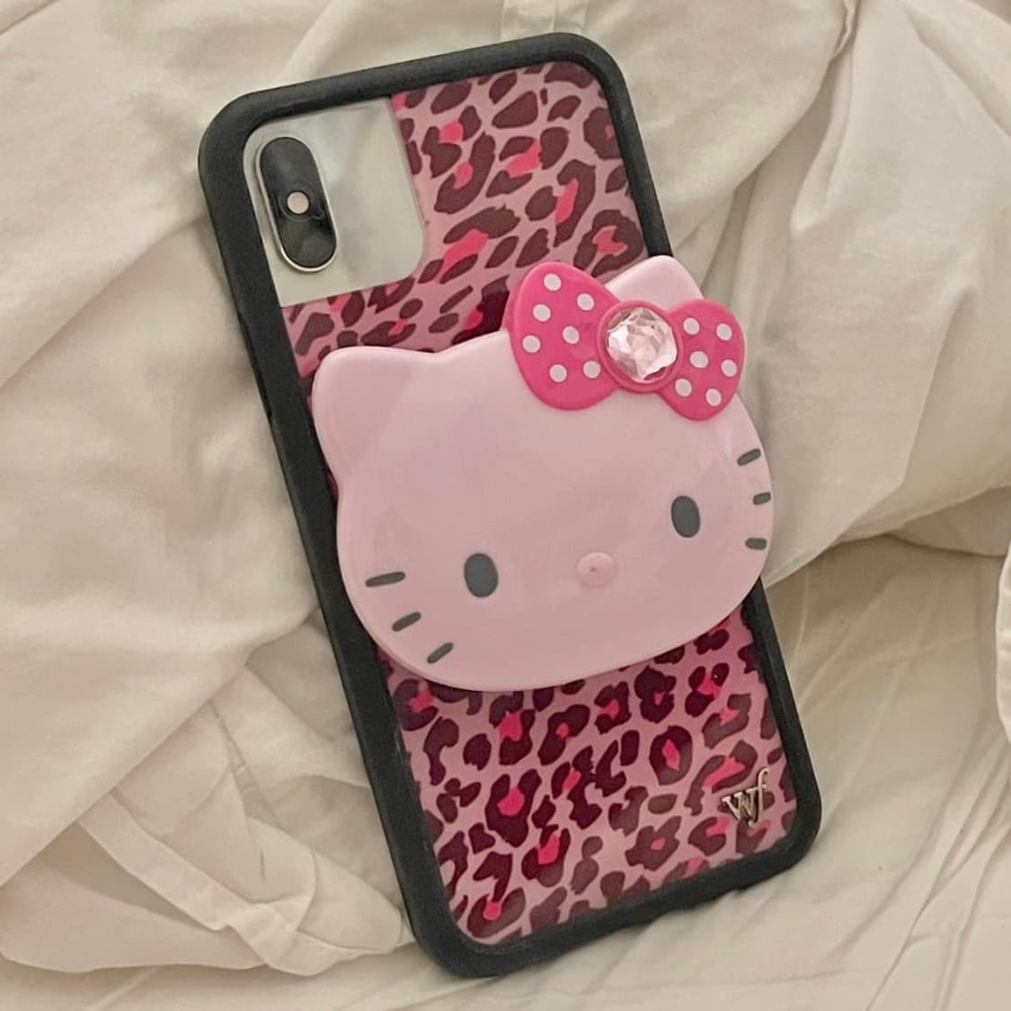 새제품 와일드플라워 아이폰11 프로 맥스 xs max 호피 케이스 갸루 상품이미지1