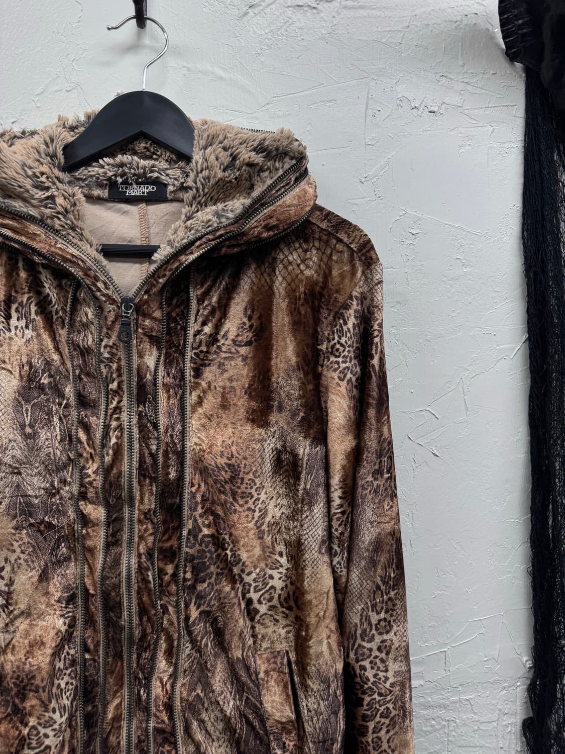 Tornado mart 00s archive leopard velour  상품이미지4