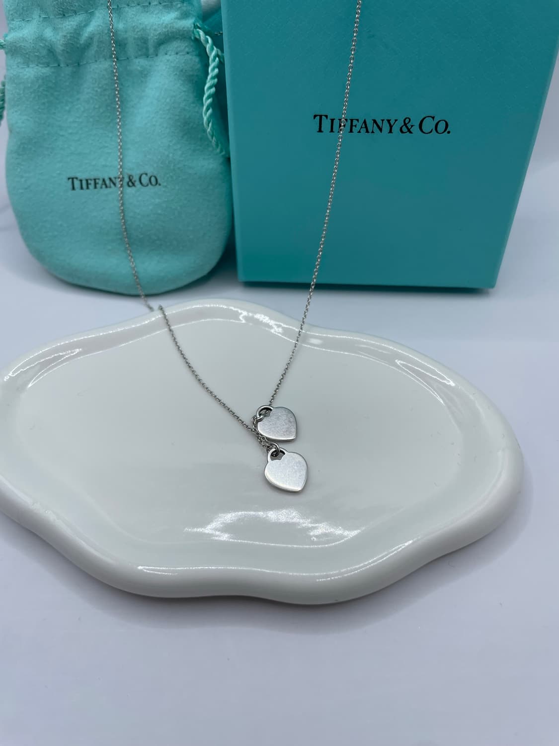 티파니앤코 목걸이 리턴 투 더블 하트 네크리스 미니 상품이미지3