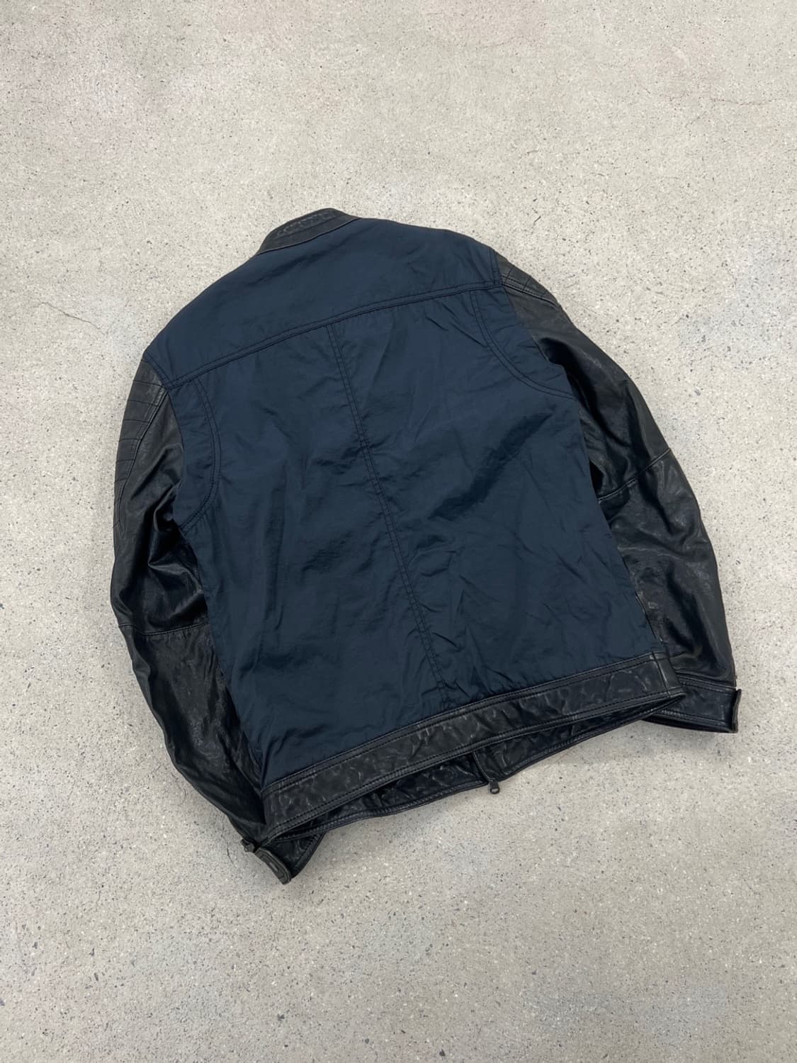 솔리드옴므 우영미 패브릭믹스 레더 자켓 상품이미지4