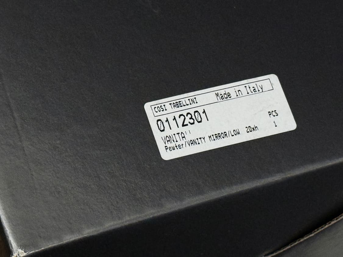 미사용신품 / Cositabellini 코지타벨리니 바니타 미러 거울 상품이미지10