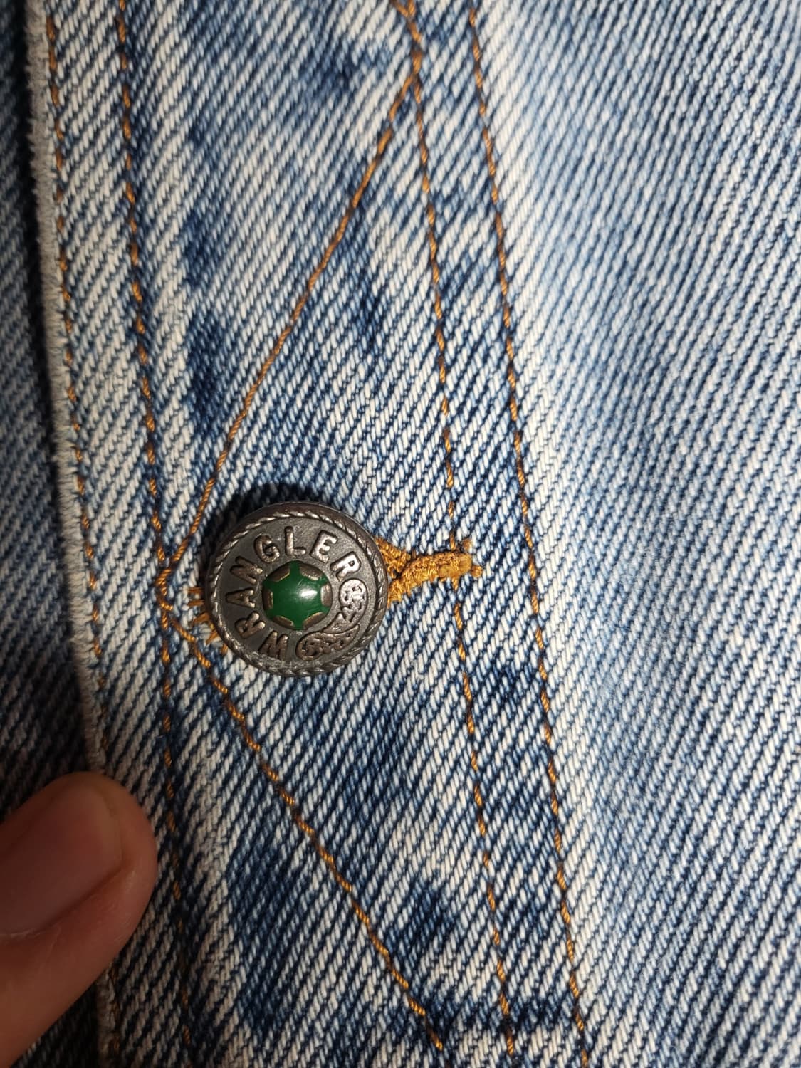 wrangler(렝글러) 빈티지 청자켓 상품이미지2