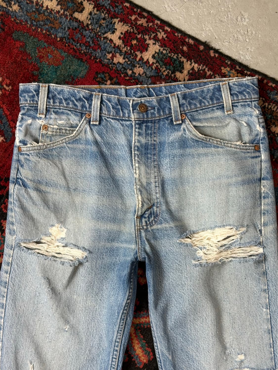 90's USA Made 빈티지 리바이스 517 오렌지탭 상품이미지5