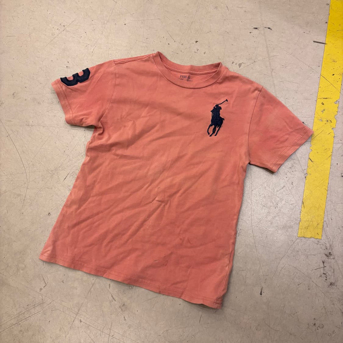 폴로 랄프로렌 빅포니 데미지 반팔티 상품이미지1