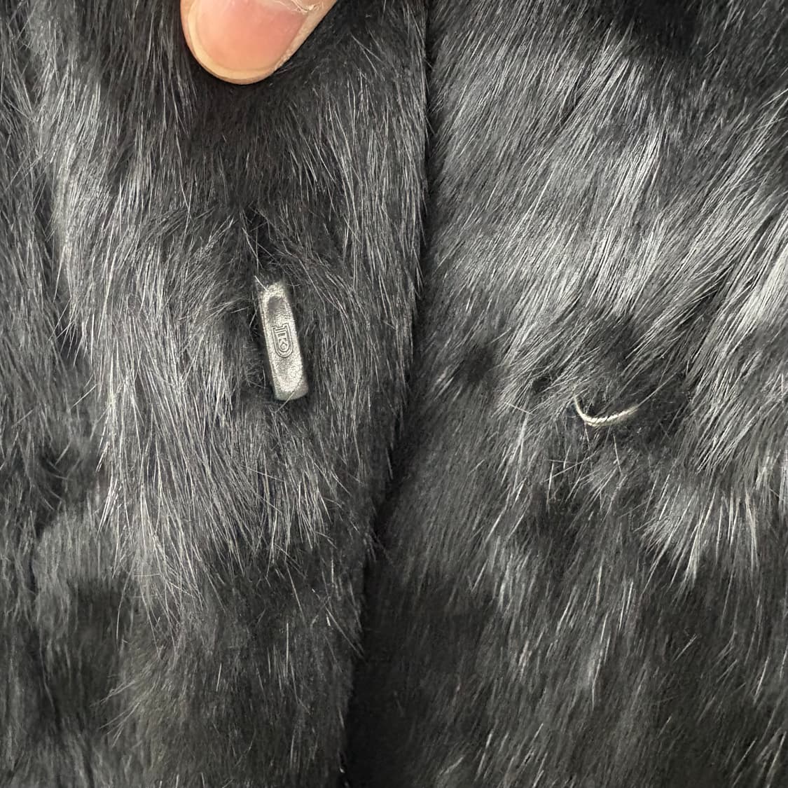 블랙 밍크 털 코트 여/L 상품이미지3