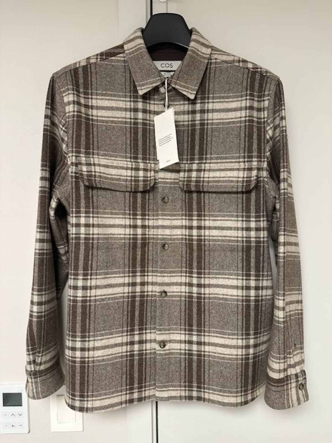 COS 체크 울 플란넬 오버셔츠 상품이미지5