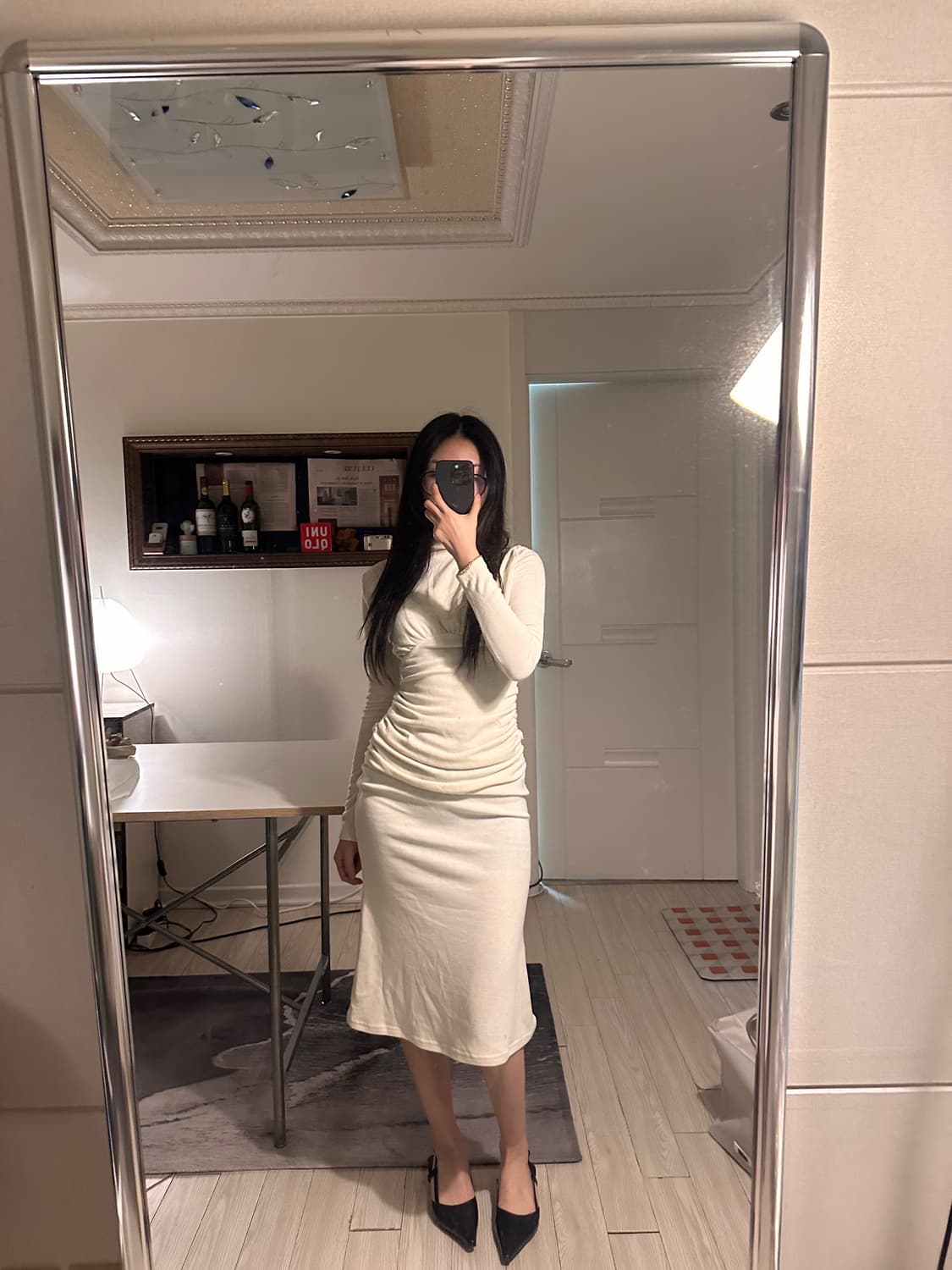 빈티지 셔링 원피스 상품이미지3