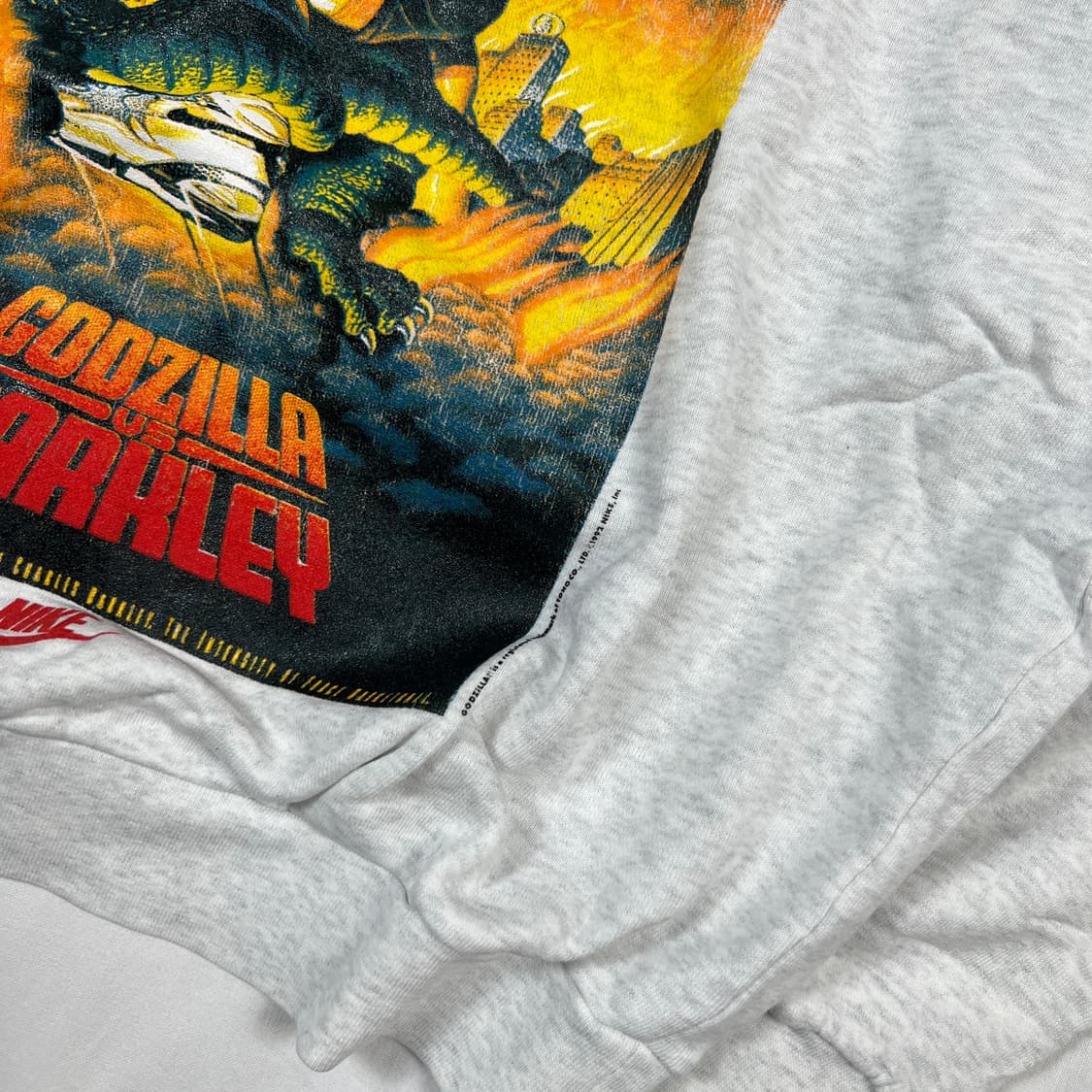 90‘s 92년도 나이키 찰스바클리 고질라 맨투맨 상품이미지4