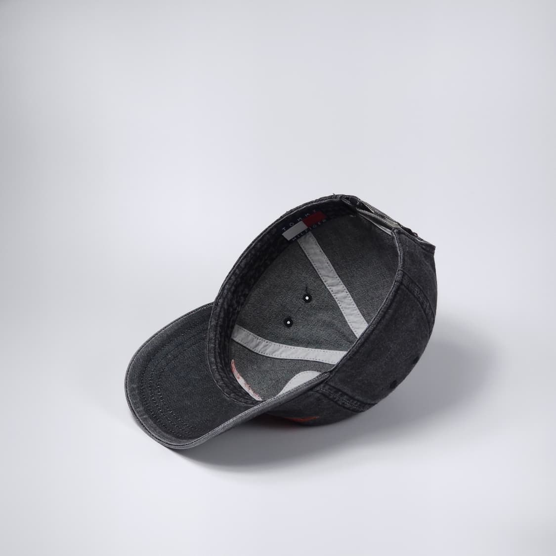 타미힐피거 흑청 빈티지 볼캡 모자 상품이미지4