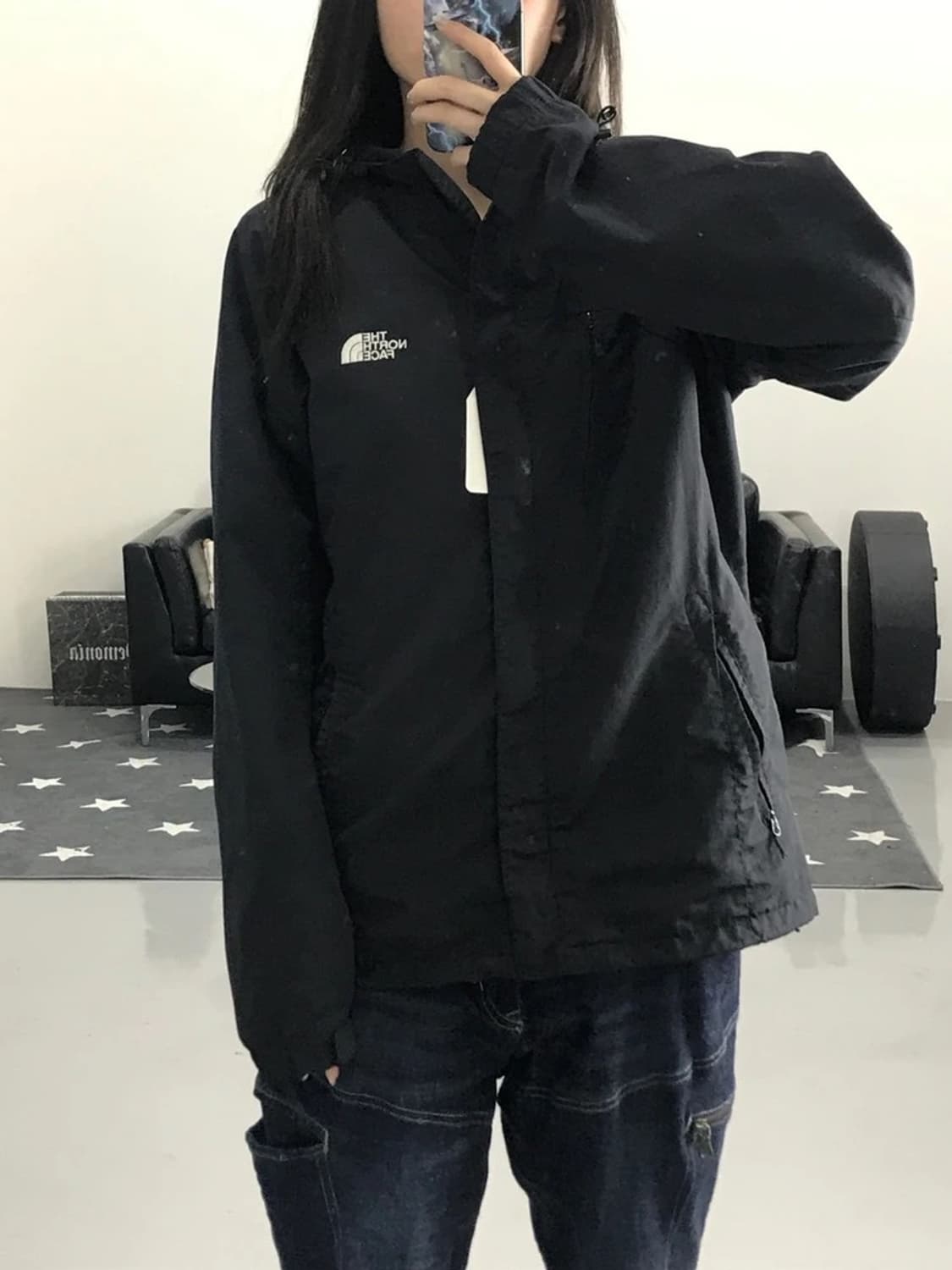 노스페이스 블랙 바람막이 상품이미지3
