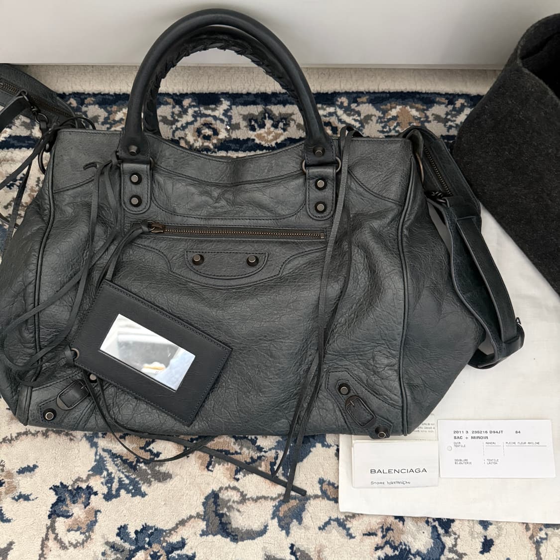 발렌시아가 정품 모터백 시티백 Velo 상품이미지2