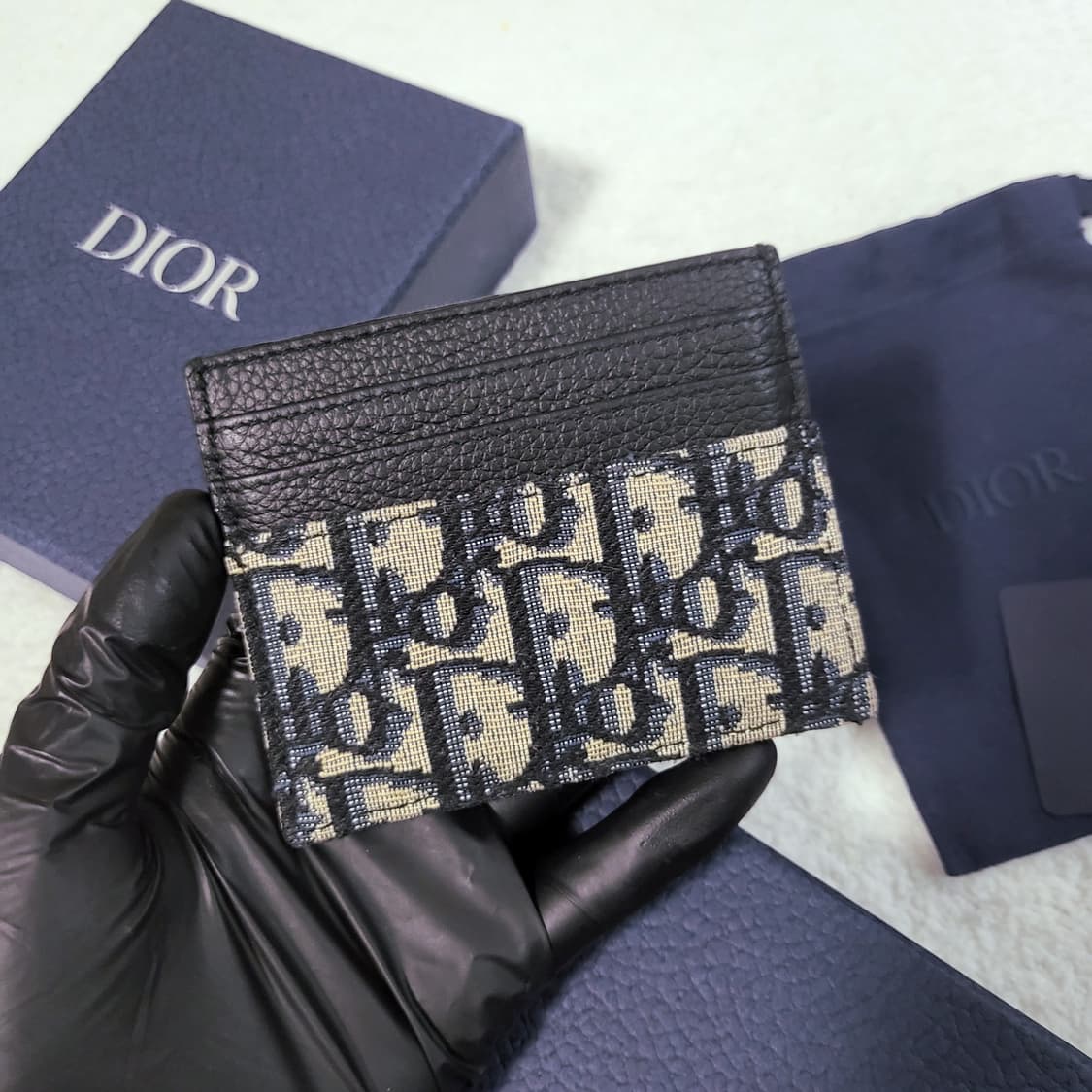[새상품급/풀구성] 디올 오블리크 카드홀더 카드지갑  상품이미지3