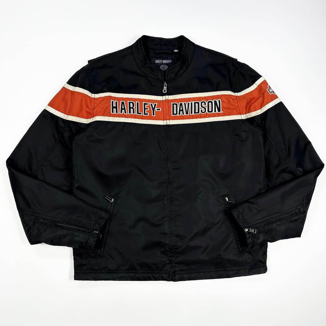 할리데이비슨 나일론 라이딩 레이싱자켓 블랙 M 상품이미지1