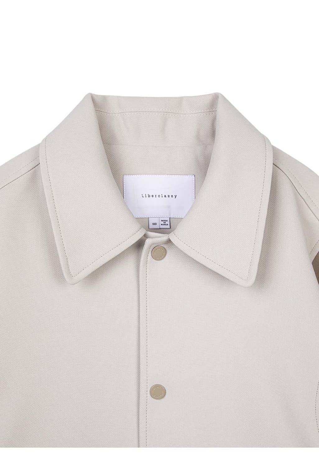 리버클래시 베이지 오버핏 바시티 점퍼 상품이미지3