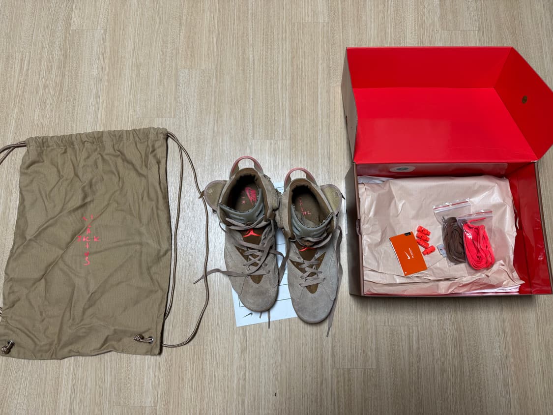 조던 6 x 트래비스 스캇 레트로 SP 브리티쉬 카키 280 상품이미지8