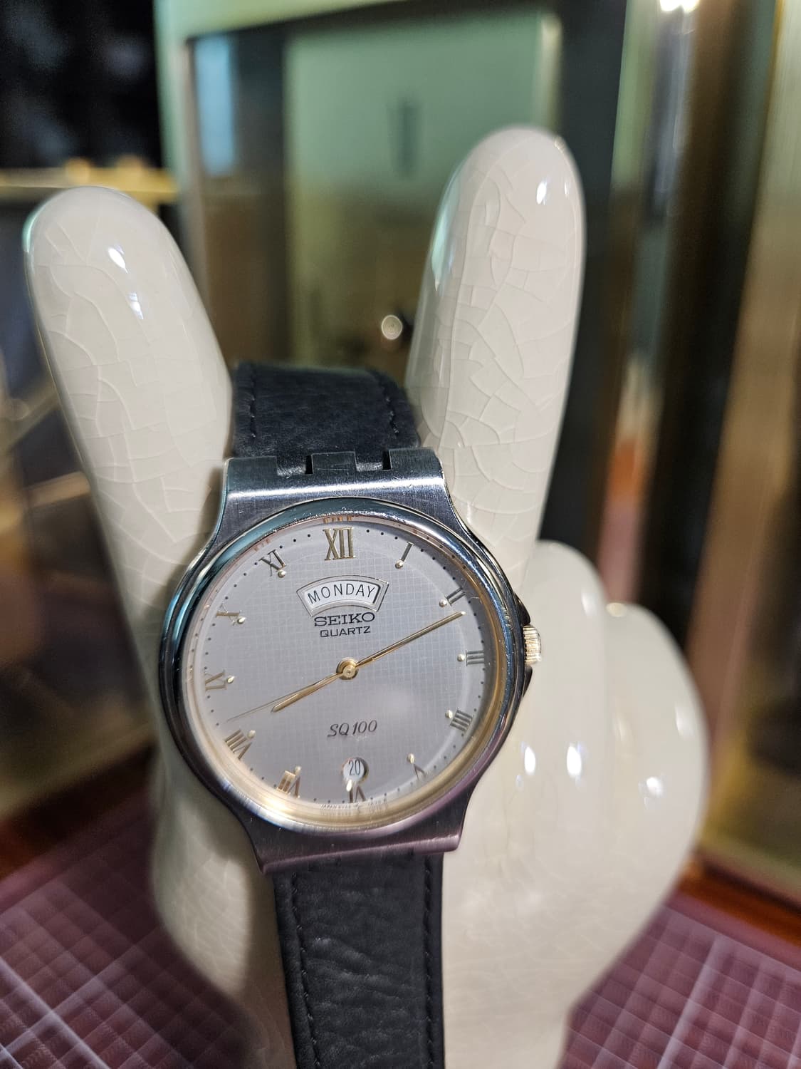 세이코 SQ100 쿼츠 데이데이트 빈티지 시계 상품이미지1