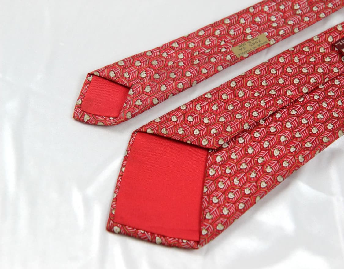 에르메스 8.7cm A+등급 남자 명품 넥타이 상품이미지4