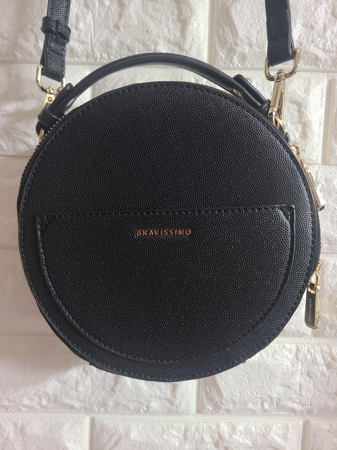 브라비시모 원형 크로스백 상품이미지2