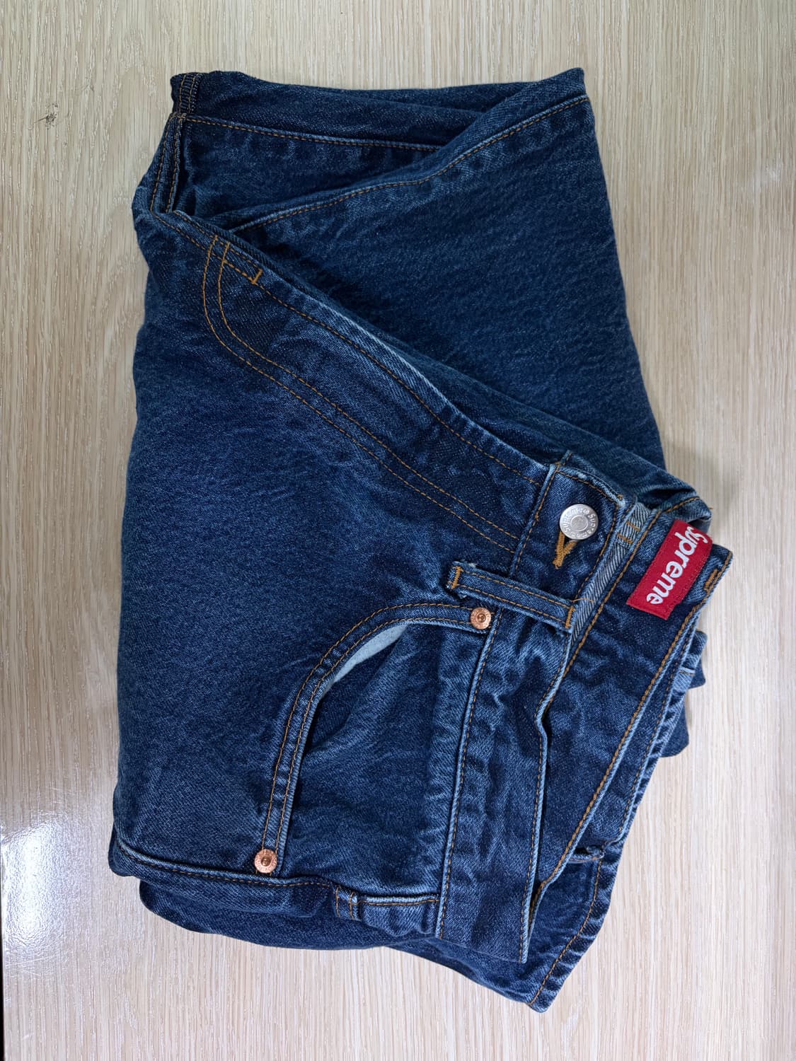 슈프림 진청 데님 배기 30 상품이미지1