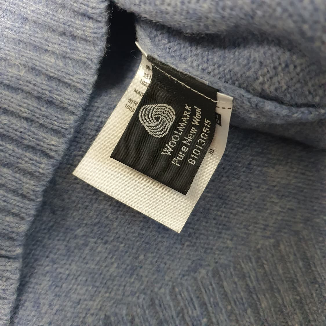 유니클로 울100 긴소매 니트 남자95 상품이미지5