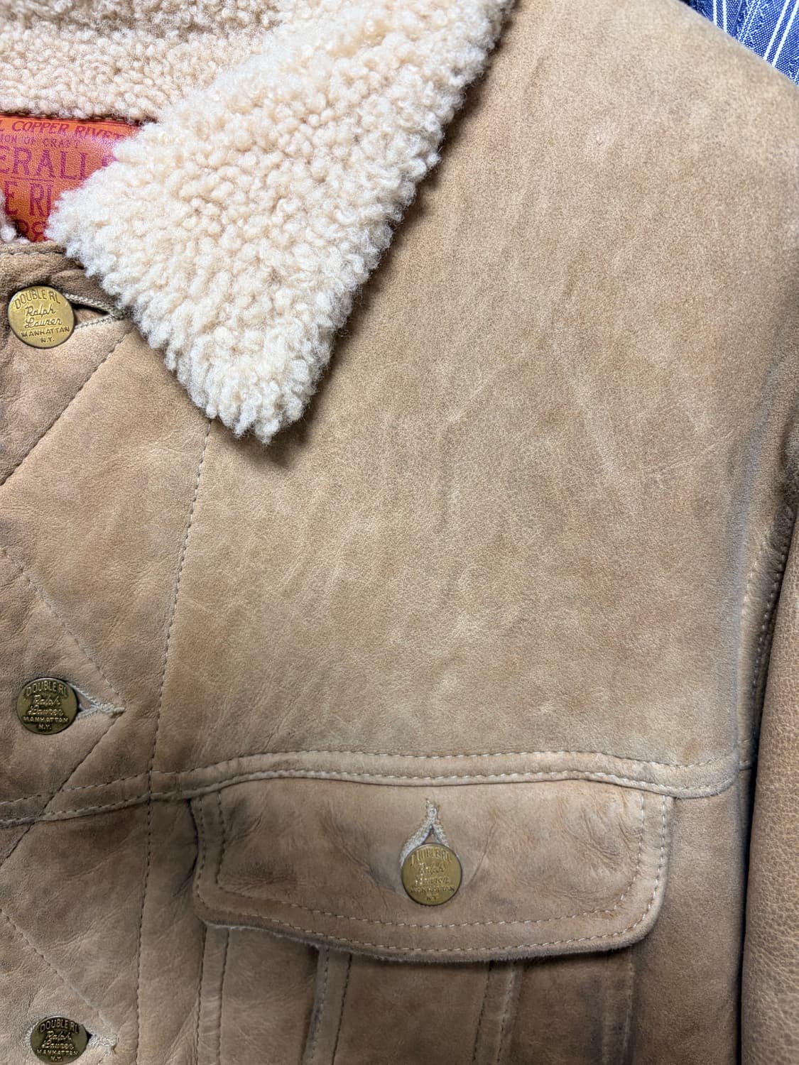 더블알엘 시어링 자켓 L 사이즈 상품이미지7