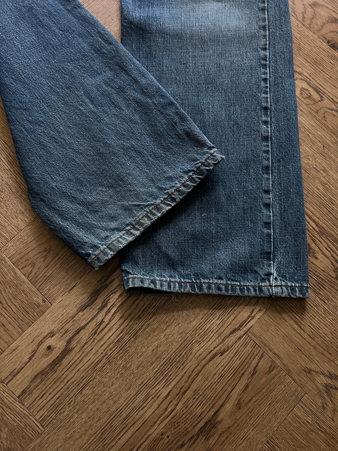 [33]00's 리바이스 USA 569 빈티지 워싱 와이드핏 데님 팬츠 상품이미지3