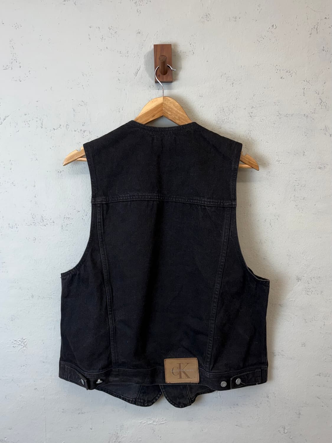 캘빈클라인 90s USA 빈티지 데님 베스트 상품이미지2