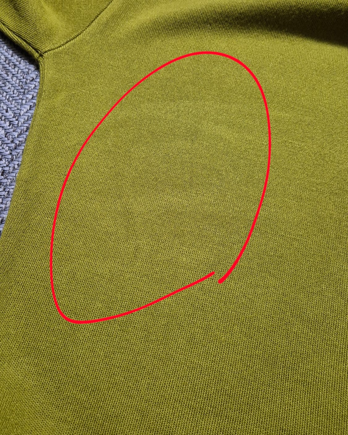 드로우핏 울캐시 라운드 니트 M 올리브 상품이미지5